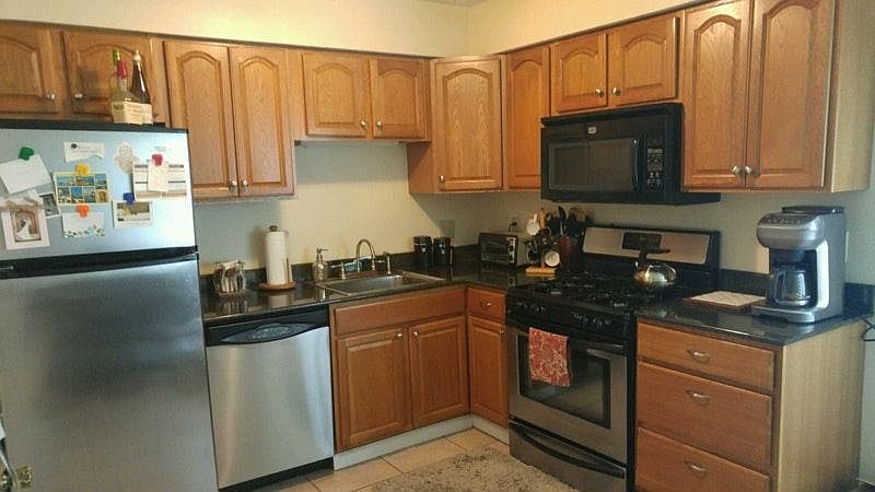 Kitchen featuring stainless appliances and granite counters.