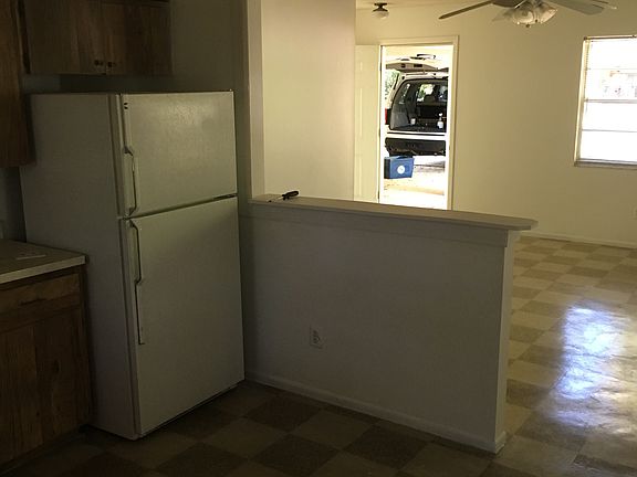 kitchen out to garage