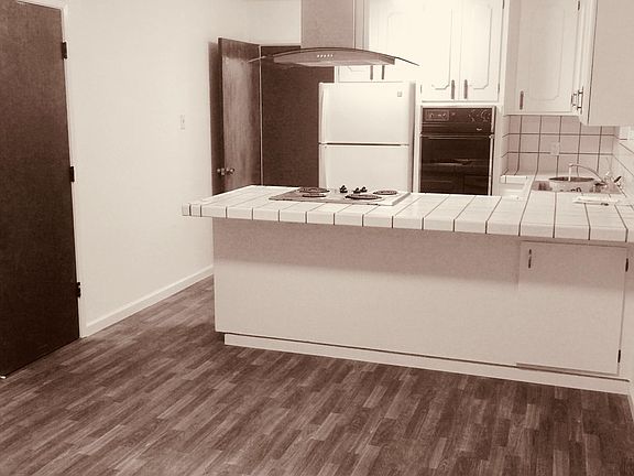 family room and kitchen