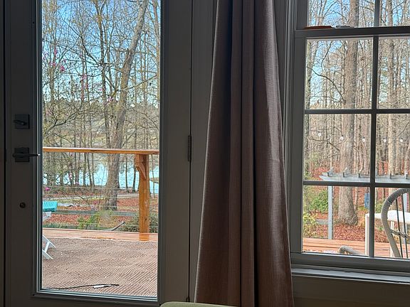 Lake view from living room
