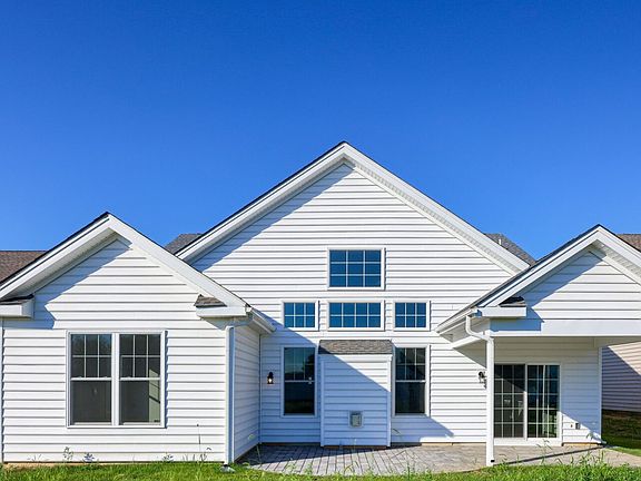 Rear Farmhouse Elevation Covered Patio