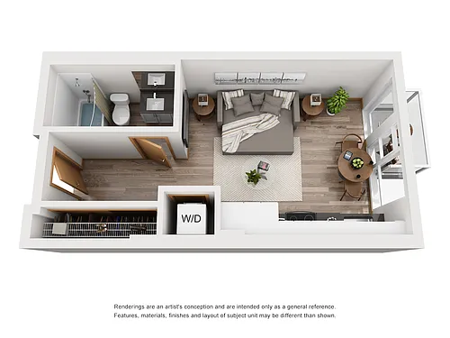 Floor plan Studio A