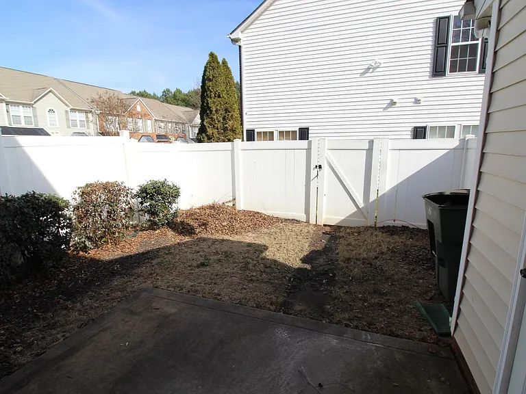 BACK YARD WITH PATIO & FENCE