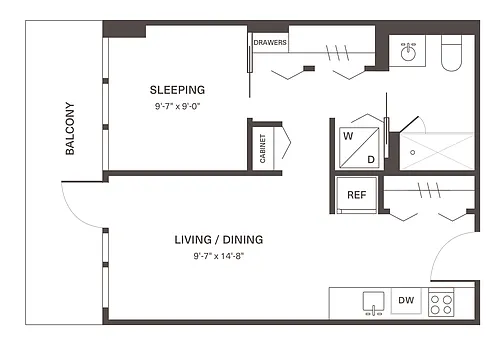 Floor plan M3B