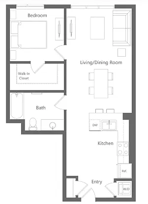 Floor plan 1ER