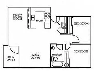 Floor plan 2 bedroom