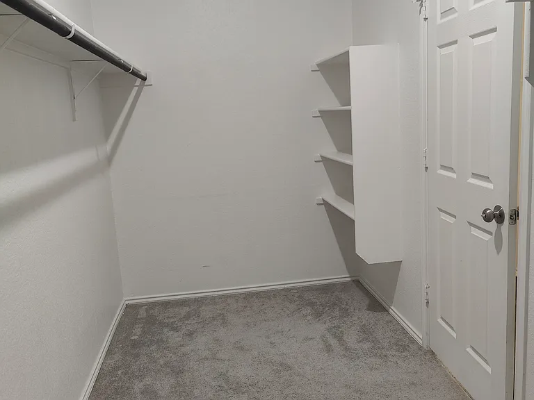 Master Bedroom Closet (plenty of space)