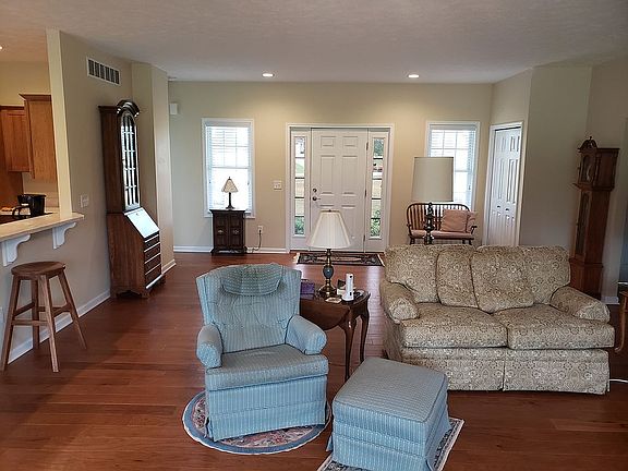 Inside view of front door