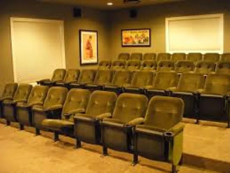 Movie theater in the Osprey Club. All amenities are included living in the Garden District