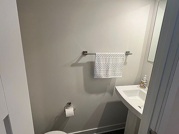 Half Bathroom at Entrance