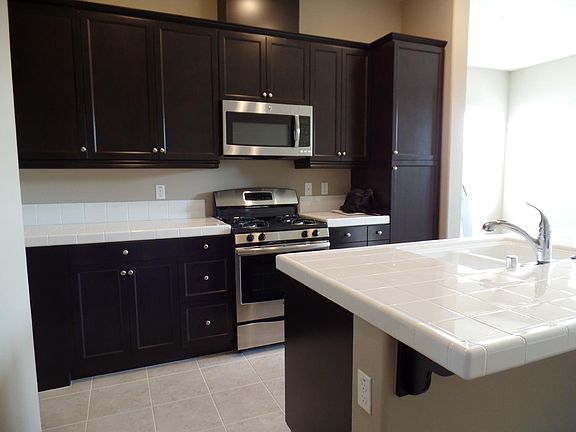 Kitchen with gas stove