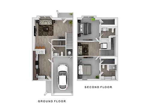 Floor plan 2X25