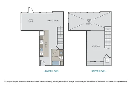 Floor plan Klamath Loft