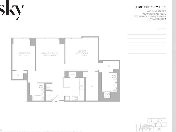 2nd image of 605 W 42nd St Ph 3W