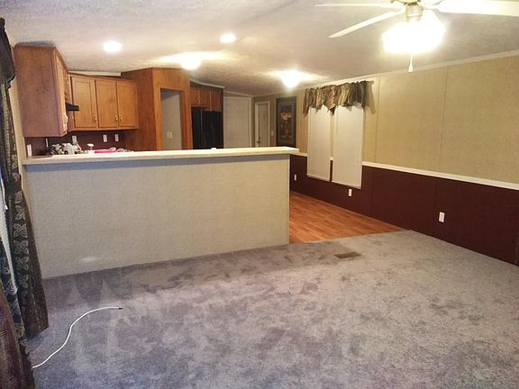 living room and kitchen