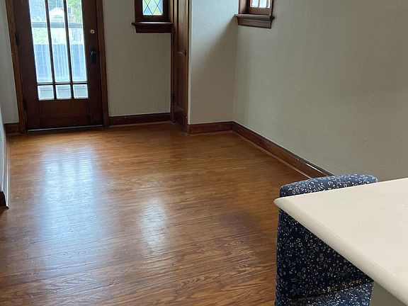 Living room with access to front patio