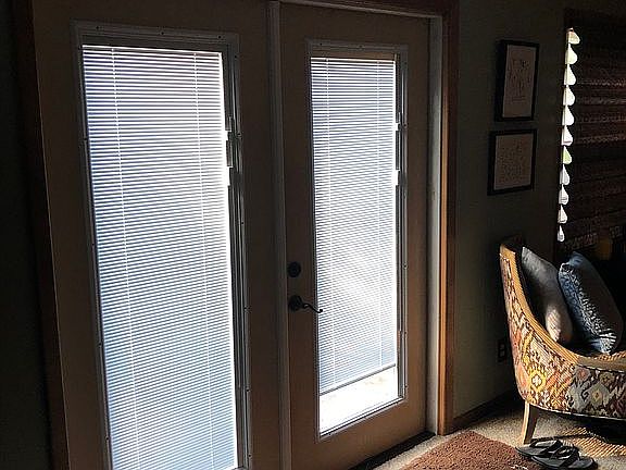 French door to patio