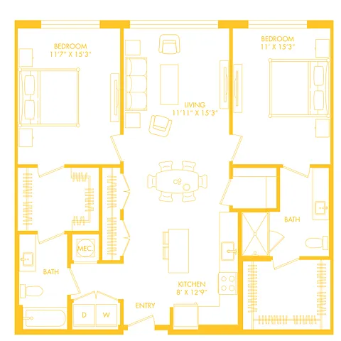 Floor plan B17