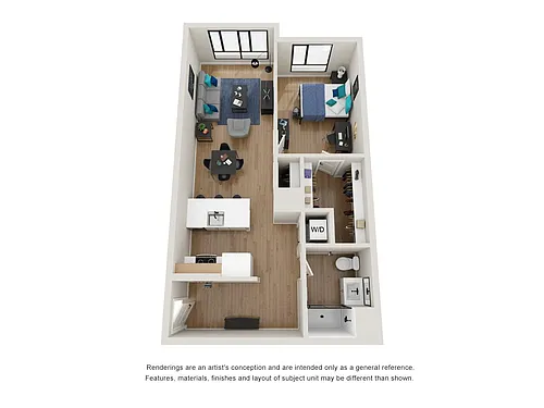 Floor plan 1B-11
