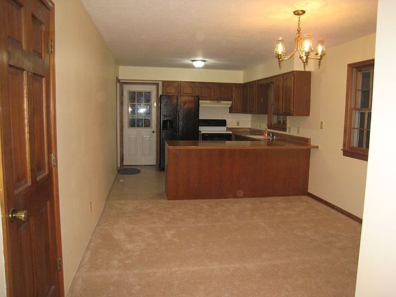 Dining room and kitchen