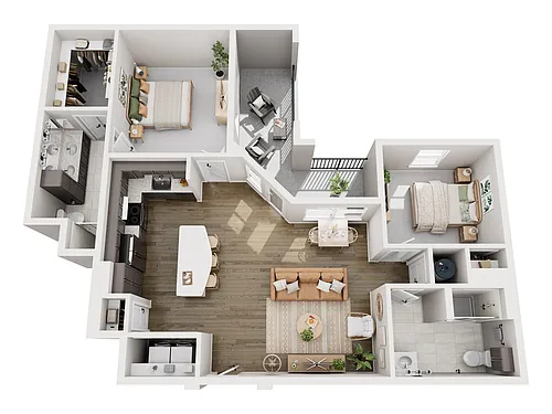 Floor plan B3