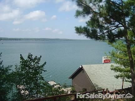 View of Long Lake from the Main Lodge
						:
						The property is on SE end of lake. LL is 12 miles long and covers 3200 acres.