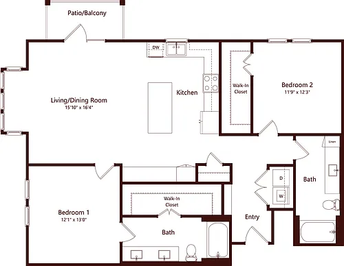 Floor plan B3