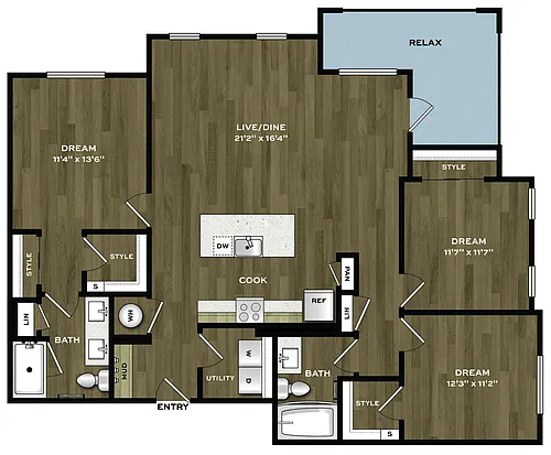Floor plan C1