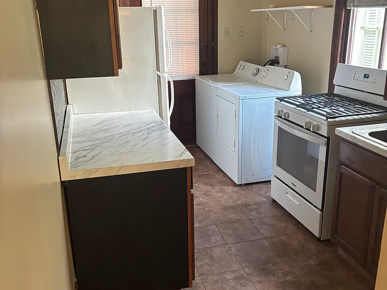 Current kitchen with replaced countertops
