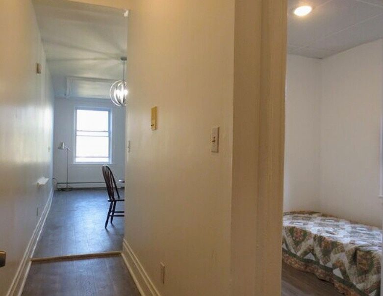 Walk into front door of apartment