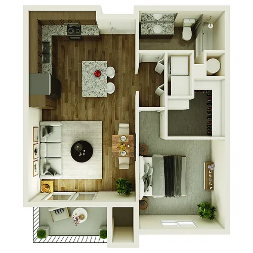 Floor plan Porter