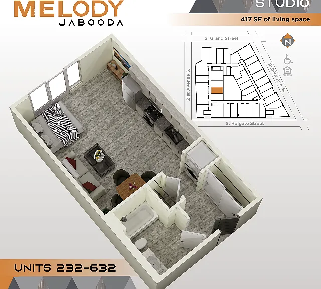 Melody Jabooda Apartments — Photo 82