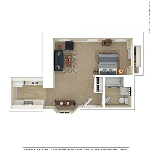 Floor plan Studio