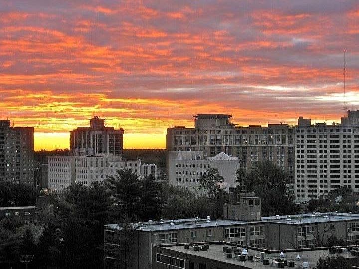 Sunrise from condo