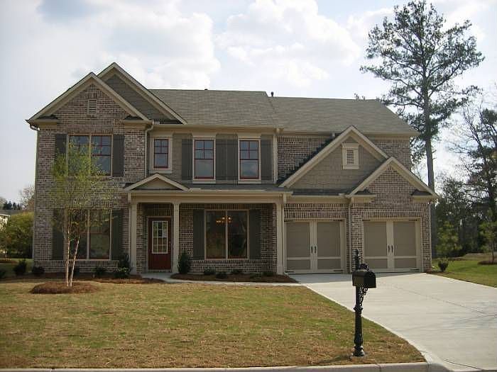 Brick front with porch