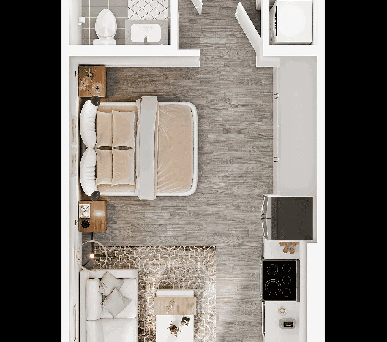 Studio, 1.0 bath, 478 sqft, $4,255 — Photo 1