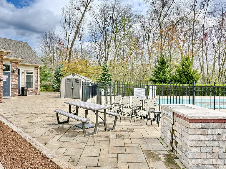 Dedicated outdoor grilling area designed for relaxing gatherings
