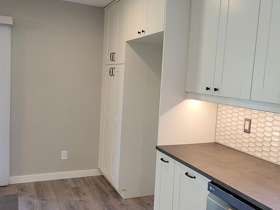 Kitchen view of pantry
