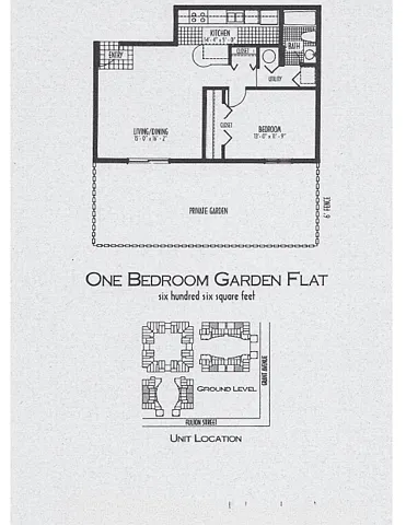 Floor plan Garden Flat