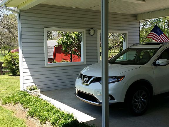 Carport view from patio
