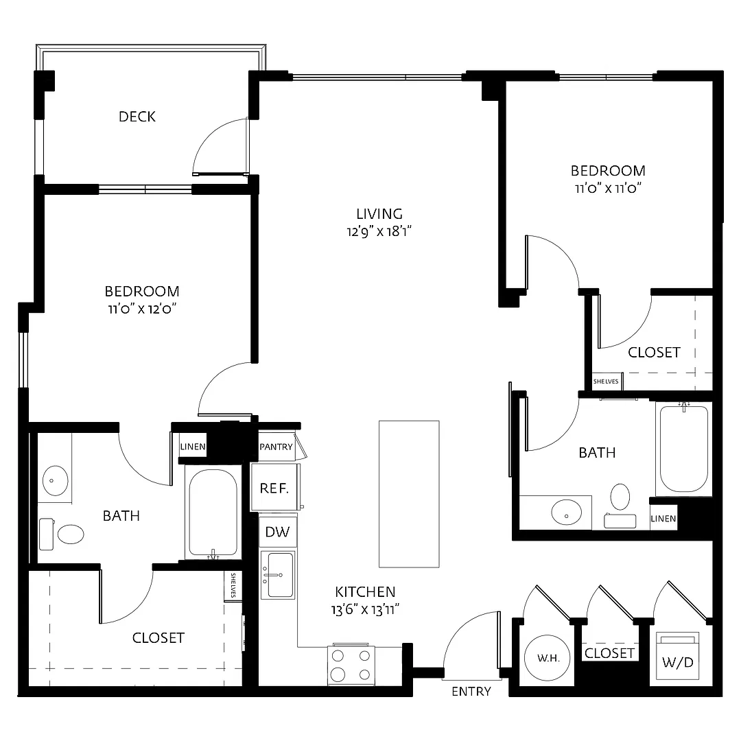 Floor plan B1-A