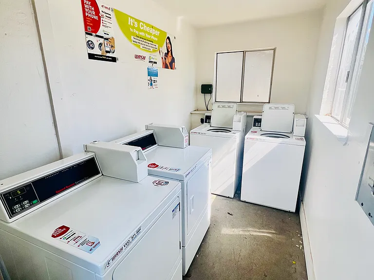 Laundry room.