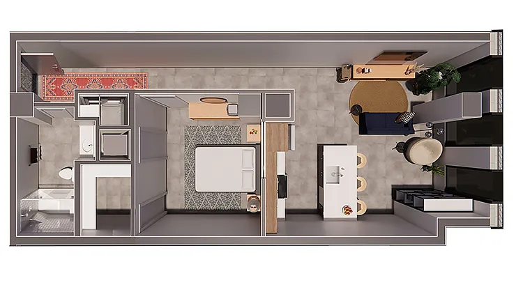 Floor plan The Allison