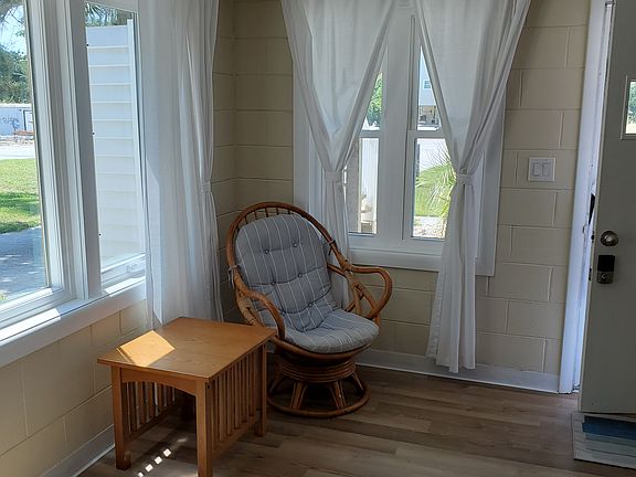 Comfy chair for reading.