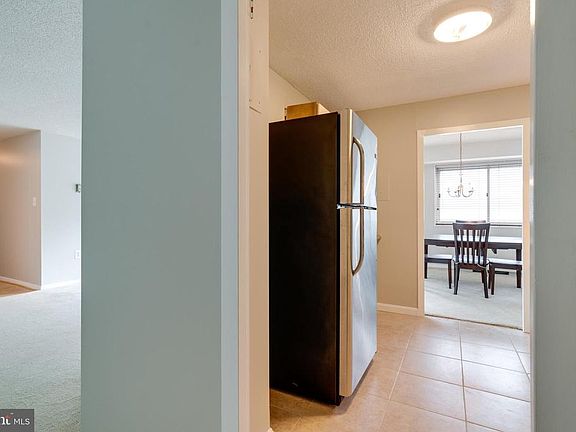 View from foyer into kitchen