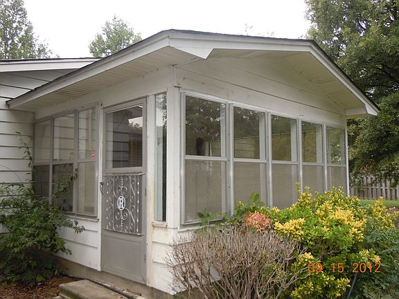 Glass Windows on Back Porch