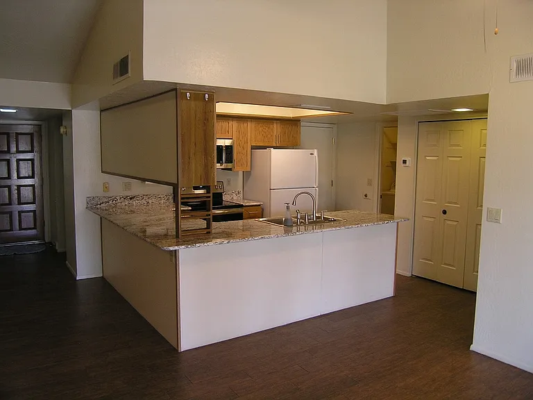 Kitchen from dining room