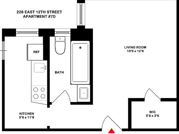 2nd image of 226 E 12th St APT 7D