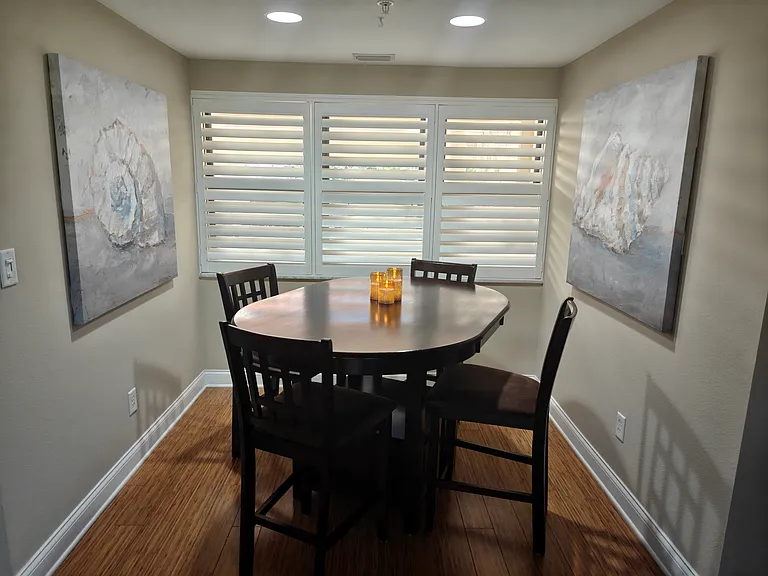 Extra dining area.