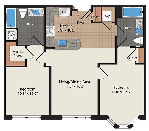Floor plan Harper